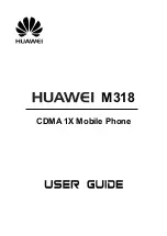 Preview for 1 page of Huawei m318 User Manual