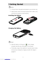 Preview for 4 page of Huawei M570 User Manual