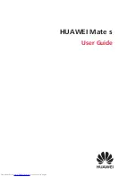 Huawei MATE S User Manual preview