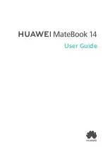 Preview for 1 page of Huawei MateBook 14 User Manual