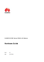 Preview for 1 page of Huawei MC509 Hardware Manual