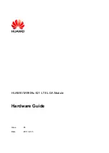 Предварительный просмотр 1 страницы Huawei ME909u-521 Hardware Manual