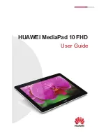 Huawei MediaPad 10 FHD User Manual preview