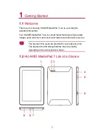 Предварительный просмотр 6 страницы Huawei MediaPad 7 Lite User Manual