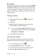 Предварительный просмотр 47 страницы Huawei MediaPad 7 Voque User Manual