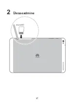 Предварительный просмотр 50 страницы Huawei MediaPad T1 10 Quick Start Manual