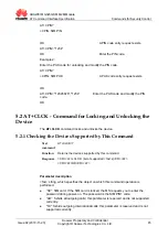 Предварительный просмотр 62 страницы Huawei MG323 At Command Interface Specification