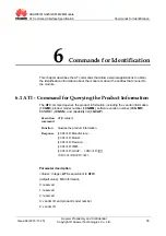 Предварительный просмотр 67 страницы Huawei MG323 At Command Interface Specification