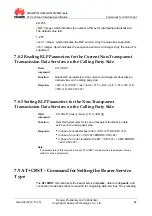 Предварительный просмотр 81 страницы Huawei MG323 At Command Interface Specification