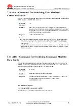 Предварительный просмотр 83 страницы Huawei MG323 At Command Interface Specification