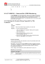 Предварительный просмотр 113 страницы Huawei MG323 At Command Interface Specification