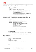 Предварительный просмотр 119 страницы Huawei MG323 At Command Interface Specification