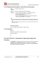 Предварительный просмотр 124 страницы Huawei MG323 At Command Interface Specification