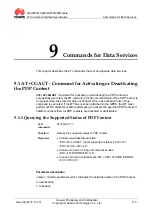 Предварительный просмотр 127 страницы Huawei MG323 At Command Interface Specification