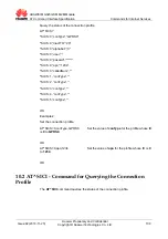 Предварительный просмотр 155 страницы Huawei MG323 At Command Interface Specification