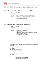 Предварительный просмотр 164 страницы Huawei MG323 At Command Interface Specification