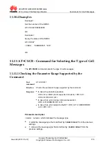 Предварительный просмотр 193 страницы Huawei MG323 At Command Interface Specification