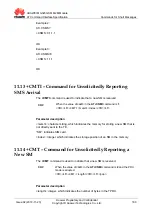 Предварительный просмотр 197 страницы Huawei MG323 At Command Interface Specification