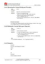 Предварительный просмотр 225 страницы Huawei MG323 At Command Interface Specification