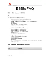 Preview for 2 page of Huawei Mobile WiFi Smart E355 Faq