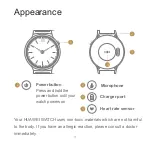 Предварительный просмотр 3 страницы Huawei Montre 2 Manual