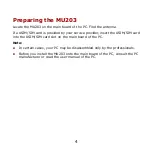 Preview for 6 page of Huawei MU203 Manual