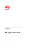 Preview for 1 page of Huawei MU509-b Application Manual