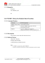 Preview for 41 page of Huawei MU509 Series At Command Interface Specification