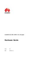 Preview for 1 page of Huawei MU736 HSPA+ M.2 Hardware Manual