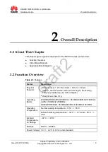 Предварительный просмотр 9 страницы Huawei MU739 Hardware Manual