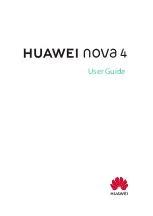 Huawei Nova 4 User Manual preview