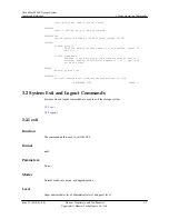 Предварительный просмотр 43 страницы Huawei OceanStor S2600 Command Reference Manual
