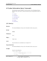 Предварительный просмотр 51 страницы Huawei OceanStor S2600 Command Reference Manual