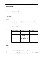 Предварительный просмотр 70 страницы Huawei OceanStor S2600 Command Reference Manual