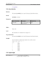 Предварительный просмотр 97 страницы Huawei OceanStor S2600 Command Reference Manual