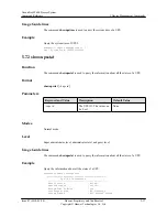 Предварительный просмотр 109 страницы Huawei OceanStor S2600 Command Reference Manual