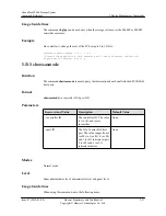 Предварительный просмотр 119 страницы Huawei OceanStor S2600 Command Reference Manual