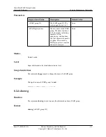 Предварительный просмотр 135 страницы Huawei OceanStor S2600 Command Reference Manual