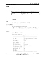 Предварительный просмотр 144 страницы Huawei OceanStor S2600 Command Reference Manual