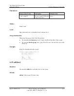 Предварительный просмотр 149 страницы Huawei OceanStor S2600 Command Reference Manual
