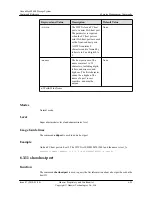Предварительный просмотр 155 страницы Huawei OceanStor S2600 Command Reference Manual