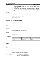 Предварительный просмотр 179 страницы Huawei OceanStor S2600 Command Reference Manual
