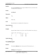 Предварительный просмотр 189 страницы Huawei OceanStor S2600 Command Reference Manual