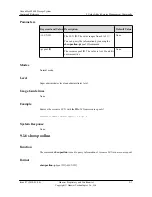 Предварительный просмотр 191 страницы Huawei OceanStor S2600 Command Reference Manual