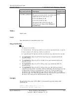 Предварительный просмотр 217 страницы Huawei OceanStor S2600 Command Reference Manual