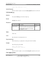 Предварительный просмотр 219 страницы Huawei OceanStor S2600 Command Reference Manual