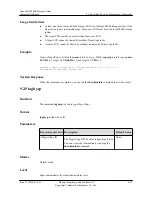 Предварительный просмотр 225 страницы Huawei OceanStor S2600 Command Reference Manual