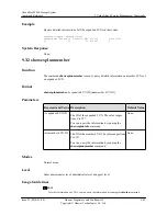 Предварительный просмотр 229 страницы Huawei OceanStor S2600 Command Reference Manual