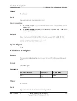 Предварительный просмотр 231 страницы Huawei OceanStor S2600 Command Reference Manual