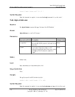 Предварительный просмотр 240 страницы Huawei OceanStor S2600 Command Reference Manual